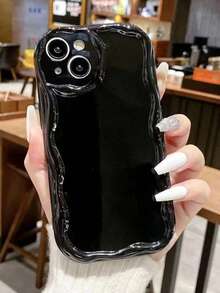 极简主义防摔厚奶油色纹理勃艮第材质手机保护壳，适用于 16、 11、Galaxy、 16 Pro Max、 13，手机壳适用于 11、12、13、14、16、15、7、XS、16 Plus、16 Pro Max 防水防震防刮 - 彩色 - 查看 5