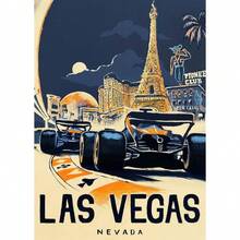 1PC National Landscape Architecture Racing Competition Posters Prints Canvas Painting Pictures Home Living Room Decor Gift Wall Arts Optional Frame ,Wall Art With Frame - Multicolor - View 30