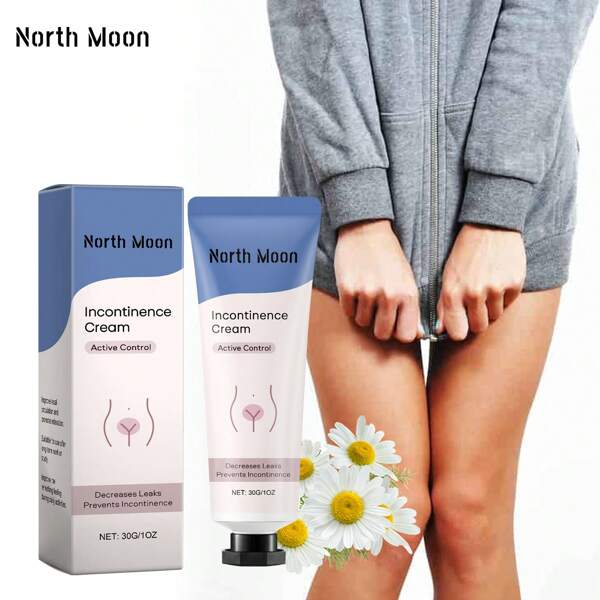 1pc 30g North Moon Women Body Care Cream, Gentle Ingredients Nourish And Moisturize Skin. It Has A Soothing And Cooling Sensation To Relieve Local Discomfort.