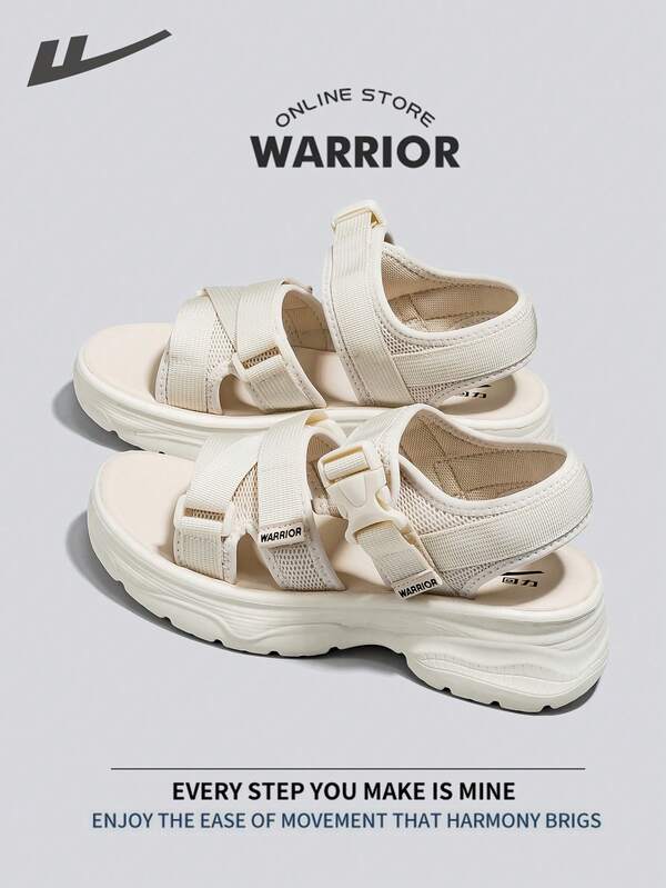 WARRIOR 勇士夏季女式透气运动凉鞋轻便、舒适、轻盈、软底、时尚、百搭、低调风格、休闲、户外旅行、通勤、多场合海滩散步凉鞋