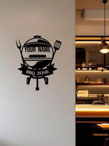 1pc Customizable Metal Barbecue Wall Decor, Rustic Outdoor Kitchen Decoration, Metal Barbecue Art Sign & Design, Perfect Gift For Dad And New Home Housewarming Gifts Birthday Graduation,Multi-Functional,Adjustable,Durable,Ornamental,Reusable,Exquisite,Adorable,High-Quality,Modern,Colorful,Cute,Comfortable,Stylish,Custom,Personalized,Unique,Ideal Gifts For Him,Ideal Gifts For Her,Home Refresh