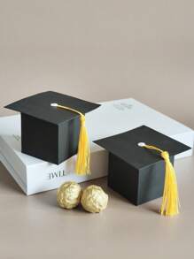 24sets Graduation Cap Gift Box Graduation Party Favors Graduation Box With Tassel Treat Box Graduation Centerpieces For Tables Graduation Decorations Grad Party Favo,Birthday Gift Decorative Box,Bachelorette Party Decoration Box,