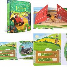 Lachilly Usborne Peep Inside Children's Books: Garden, Animal Homes, Dinosaurs & Farm /Nature Themes, Lift-The-Flap Educational Board Books For Kids, Preschool Children Early Interactive Learning Books - Multicolor - View 9