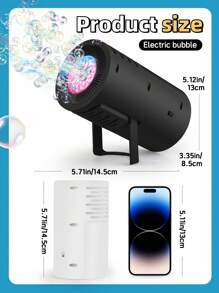 Kids Handheld Automatic Bubble Machine, Fun Bubble Blower Toy For Boys And Girls Birthday Party, No Battery Included, No Bubble Liquid Included