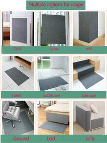 1 Piece DIY Durable And Machinable Indoor Furniture Protector, Cat Scraper Sticker, Wall Mounted Cat Scraper Pad, Anti Slip Self-Adhesive Cat Scraper Board,