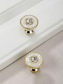 2 Pieces Plastic Handle Modern Minimalist Drawer Handle Cabinet Handle Wardrobe Handle