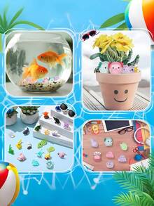 20 mô hình động vật biển mini bằng nhựa, mô hình sinh vật biển siêu nhỏ, đồ trang trí sinh vật biển bằng nhựa cho bể cá, bể thủy sinh, vườn cổ tích (màu ngẫu nhiên). Động vật mini bằng nhựa, mô hình siêu nhỏ, đồ trang trí bằng nhựa, cá mini, động vật siêu nhỏ bằng nhựa, động vật bằng nhựa, mô hình động vật, động vật mini bằng nhựa, động vật mini, trang trí mùa hè, trang trí bàn làm việc. (Sản phẩm này dùng để trang trí sân vườn, cấm sử dụng cho người dưới 14 tuổi) - Nhiều màu - Xem 5