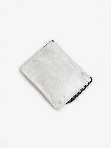 Dompet Kartu/Koin Minimalis Multi-Slot Gaya Rock Y2K yang Modis, Dilengkapi Rantai dan Tali. - Putih - View 3