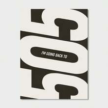 1幅“回到505”帆布海报，505乐队最爱的噩梦专辑时尚墙饰，黑白海报墙画，适用于宿舍、公寓、卧室、客厅、现代家居装饰，无框 - 彩色 - 查看 13