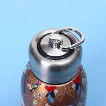 1 件新东方风格卡通保温水瓶，户外便携式带手柄和口袋，车载杯返回学校 - 彩色 - 查看 4