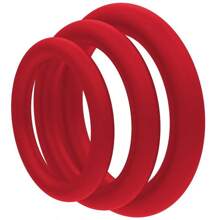 Penis Ring 3 Piecescircular Cock Ring Set With Multi-Color Options And Elastic 3-Size Design, Perfect For Couple's Passionate Date Nights To Enhance Intimate Experiences.
