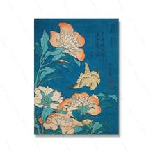 1PC Khung tùy chọn Thác nước Katsushika Hokusai Tranh khắc gỗ Nghệ thuật treo tường cổ điển Trang trí Tranh in Canvas hình cú mèo Nhật Bản Phòng Nhà Phong cảnh - Nhiều màu - Xem 72