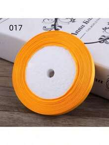 25 Yards 1cm Wide Silk Ribbon Braided Fine Tape For Gift Wrapping, Crafts, Cake Decoration - Multicolor - View 28