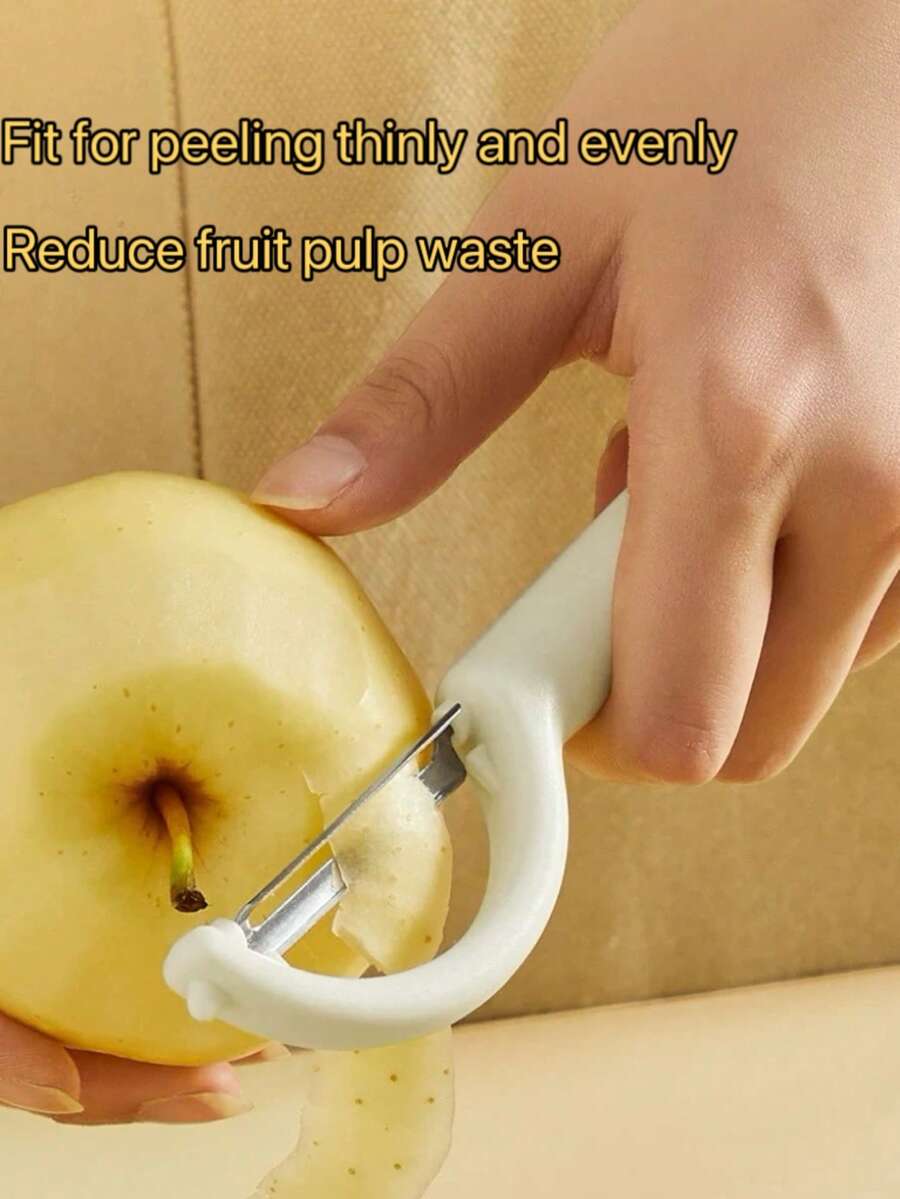 Household Sharp Peeling Knife, Stainless Steel Fruit & Vegetable Peeler, Super Fast Potato Peeling Tool - Multicolor - View 1