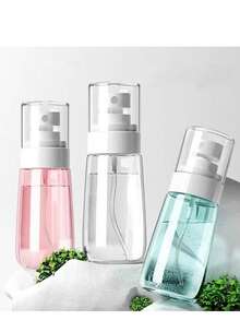 1 pezzo/2 pezzi Bottiglietta spray mini ultra fine, portatile, ricaricabile, spruzzino da viaggio in plastica per trucco, cura della pelle, toner senza profumi - disponibile in vari colori, elementi essenziali da viaggio, accessori per i viaggi, elementi essenziali da viaggio