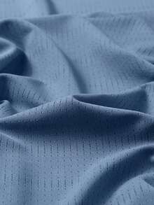 Men's Summer Quick-Dry Mesh T-Shirt, Lightweight Breathable Casual Versatile Short Sleeve, Comfortable For Sports & Outdoor - Baby Blue - View 8