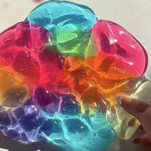120ml Extra Large Amusing & Elegant Children's Stress Relief Foaming Putty, Crystal Slime Expandable Foam Toy, Stretch & Pop Noise Same As Foam Clay