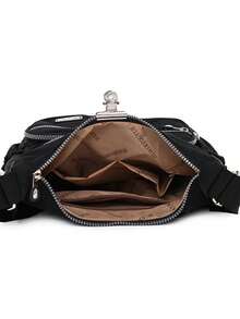 Women's Nylon Waterproof Shoulder Bag, Lightweight Messenger/Cross-Body/Satchel Bag