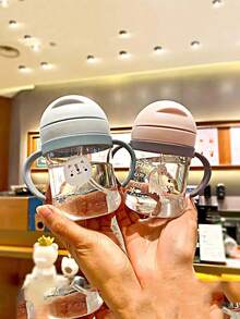 Customized Baby Feeding Bottle, Sippy Cup, Newborn Infant Water Cup With Straw, Children Toddler Milk Bottle,Christmas Gift Supplies - C Type Children's Water Cup - View 5