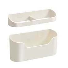 1 件可调节壁挂式雨伞架，节省空间的室内雨伞架，适用于短雨伞和长雨伞，白色