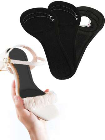 1 Pair Of Seven-Point Sponge Insoles, Sweat-Absorbing And Non-Slip In Summer, High Heels Are Not Tired Of Feet, Artifact Self-Adhesive Foam