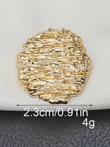 10 Stücke/Packung Runde Metallknöpfe mit geprägtem horizontalem Streifenmuster, geeignet für Mäntel, Pullover, Jacken, Kleider, Hemden, handgefertigte Verzierungen, Stoff-Nähzubehör für DIY