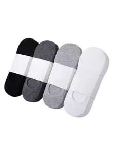 Kit With 6 Pairs Of Invisible Women's Slipper Socks - Multicolor - View 5