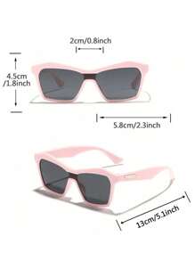 1 set de gafas de moda para niños, adecuadas para niños y niñas, para uso diario, decoración, vacaciones, viajes, fiestas, y como accesorios para fotografía