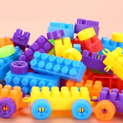 66pcs Changeable Big Particle Building Blocks, Children Educational Toy, PP Plastic Puzzle Toy For Boys & Girls, Creative Early Learning DIY Toy Set 118pcs Large Particle Building Blocks, Infant/Toddler Creative Stacking Toy, Educational Early Learning Cubes, With Storage Bag 138pcs Large Particle Building Blocks, Preschool Educational Toy, Creative Interlocking Cubes, With Storage Bag, Christmas & New Year Gift