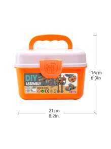 Creative DIY Assembly Toy Tool Set, Puzzle Simulation Disassembly Repair Tool Box Screws Toys For Children