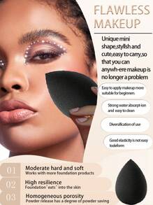50 piezas Juego de esponjas de maquillaje, esponjas de maquillaje multicolor, esponja mezcladora de maquillaje, esponja de belleza para mezclar base, esponja de maquillaje húmeda y seca, crema y polvo para un acabado perfecto, sin látex para base húmeda y seca, base para un acabado perfecto, para base líquida, en crema y en polvo, borla de maquillaje de doble uso sin látex para todo tipo de piel, maquillaje, barato, decoración de habitación, tocador, viaje, dormitorio, accesorios de maquillaje, borla, mezclador de maquillaje, borla de polvo, esponja de maquillaje