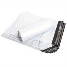 100pcs High-Quality White Self-Sealing Mailing Bags - Durable Polyethylene Envelopes For Office, Halloween, Valentine's Day, Mother's Day, Graduation, Birthday, Waterproof Logistics Packaging Bags, Made Of Virgin Material, No Odor, Flexible, Strong Tensile, Tear Resistant, Express Delivery Bags Back To School