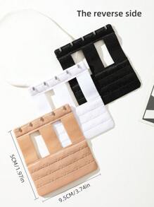 3pcs Stretch 3-Row 5-Hook Underwear Extended Breasted Bra Extension Bra Extension Bra Extension Bra Accessories