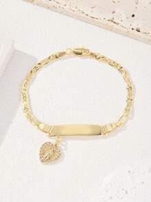 1 件经典铜质手工串珠圣母玛利亚手链，时尚手链，适合送给朋友、女朋友、妈妈。可日常佩戴或节日佩戴。