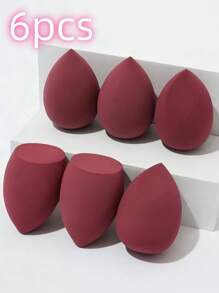 1pc/3pcs/6pcs/12pcMake-Up Sponge, Random Color And Shape, Suitable For All Skin Types, Latex-Free Multi-Purpose Make-Up Sponge For Liquids, Creams And Powders, No Stripes, Smooth Make-Up Applications, Easy To Carry, Simple And Beautiful.