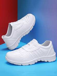 Men's, Women's, Couple's Shoes, Male & Female Youth/Student Casual Outdoor Sports Shoes, Beach Sports Shoes, Hiking Shoes, Slip-On, Non-Slip Sole, Solid Color - White - View 1