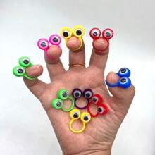 36/12/10pcs Finger Movement Eye Ring, Creative Trick Finger Eye Puppet Gift, Decoration For Birthday Party, Festivals