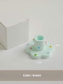 1pc Candle Holder, Atmosphere Decor Item, Creative Home Desktop Decoration Candle Stand, Cross-Border Gypsum Aromatherapy Candle Base