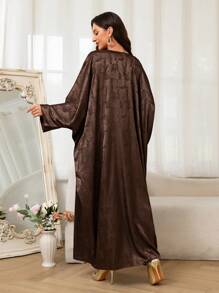 Middle Eastern Muslim Clothing, Abaya Fashion, Elegant Bat Sleeve Hooded Shirt, Arab Women's Summer Dress, Summer Dress, Dubai Robe