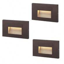 3Pack 5W Dimmable LED Step Lights Indoor Outdoor Stair Light - 如圖 - 查看 1