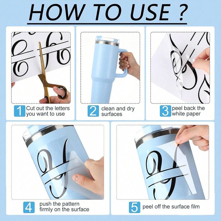 1 CÁI/3 CÁI Nhãn dán UV Dtf cắt khuôn tùy chỉnh, Nhãn dán UV Dtf văn bản tùy chỉnh, Nhãn dán trong suốt vĩnh viễn, Nhãn UV Dtf tùy chỉnh, Tạo nhãn dán của riêng bạn, Sử dụng cho Lễ hội cưới và Quà tặng hàng ngày (Chỉ nhãn dán chuyển mà không có bất kỳ cốc hoặc vật thể nào khác) Chữ viết tay bằng nhựa vinyl - Nhãn dán kính tùy chỉnh & Nhãn dán tên để trang trí tiệc - Nhiều màu - Xem 4