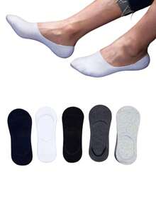 Kit With 6 Pairs Of Invisible Women's Slipper Socks - Multicolor - View 6