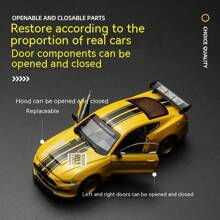 C C A 1 Stück 11,2 cm lang x 4,5 cm breit x 3,2 cm hoch Mustang GT Legierung Automodell Spielzeug, geeignet für Erwachsene Sammler Display und Geburtstagsgeschenk