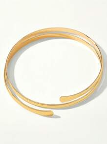 1 pulseira de braço com design geométrico minimalista para mulheres, para uso diário