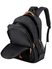 Men's Large-Capacity Travel Backpack For The Start Of The School Year, High-End Travel Backpack For Business Trips, Large In Size School Bags - Black - View 3