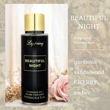 Ligspring [250ml Four Fragrance Family Fragrance Spray] Cherry Blossom/Rose/Peach/Vanilla | Non-Alcoholic Natural Formula | Durable And Fresh Clothing And Air Dual Use | Sweet Gift Giving And