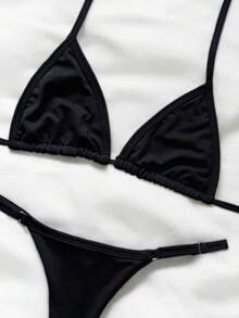 Women Bikini Sets - Black - View 4