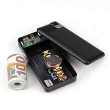 Large Capacity Creative Power Bank Shaped Storage Box, Can Hold Keys, Money, Cards, ID - Multicolor - View 7