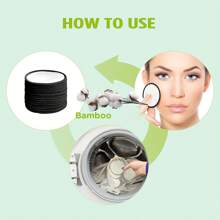 16Pcs Reusable Face Makeup Remover Pads Cleaning Face Wipes Cloth Washable Face Round Pads With Laundry Net Bag And Fashionable Metal Box Suit For Adults
