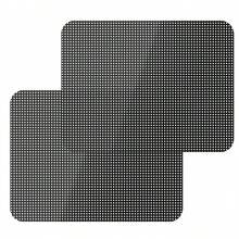 2 包汽车侧窗遮阳板，防紫外线汽车隐私保护膜，可重复使用的静电塑料包装贴纸 - 使用静电粘合膜保持汽车凉爽和私密，适用于大多数车窗